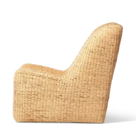 Armless Chair Hand-Woven - Natural, Rattan