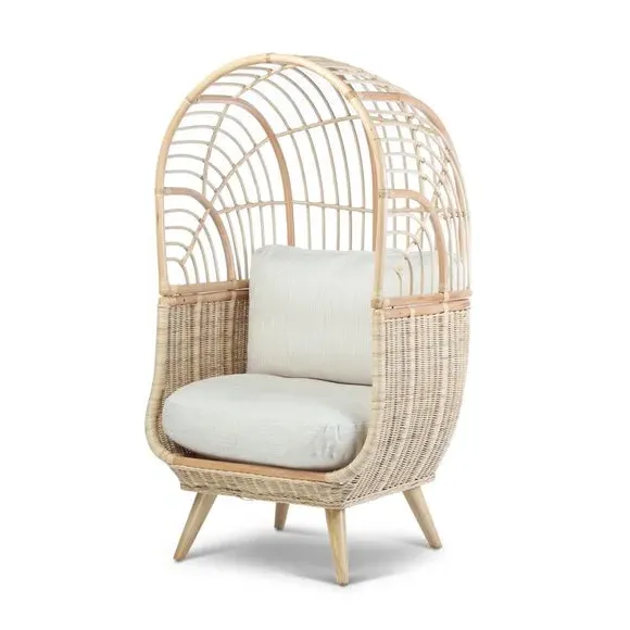 Cocoon Chair Hand-Woven - Natural, Rattan