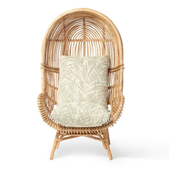 Hood Style Chair - Natural, Rattan