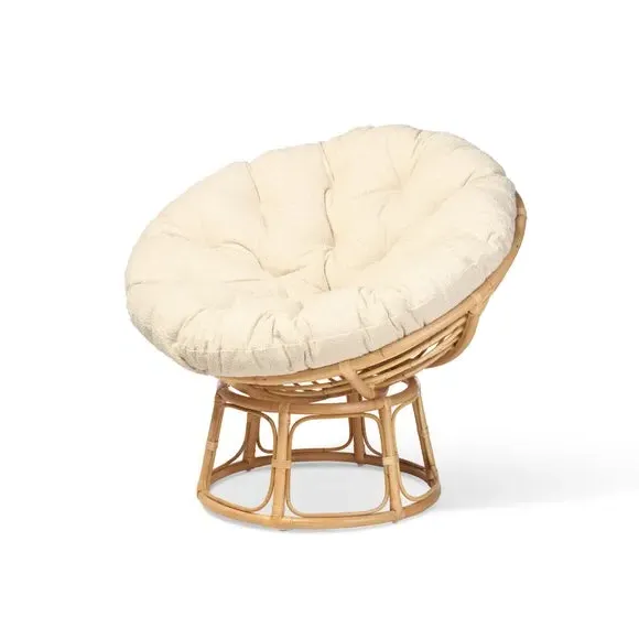 Papasan Chair with Cushion - Natural, Rattan