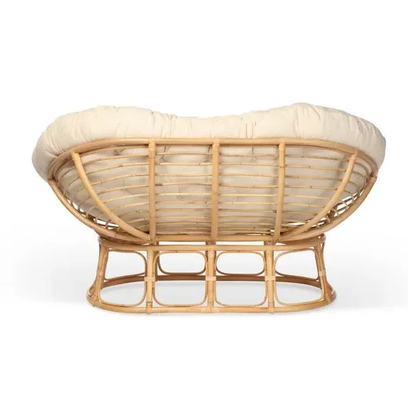 Papasan Sofa with Cushion - Natural, Rattan