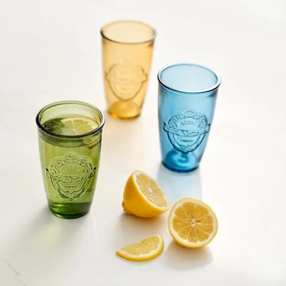 3-Piece Carafe Set with Tumblers - Green, Glass