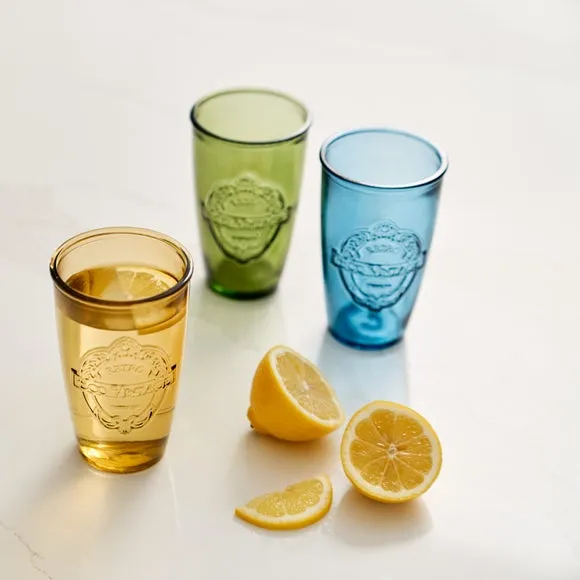 3-Piece Carafe Set with Tumblers - Ochre, Glass