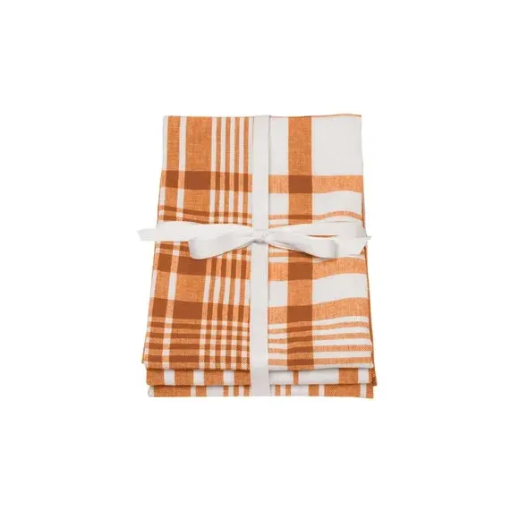 3-Piece Tea Towel Set - Terracotta, Cotton