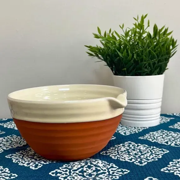 Ribbed Mixing Bowl - Terracotta