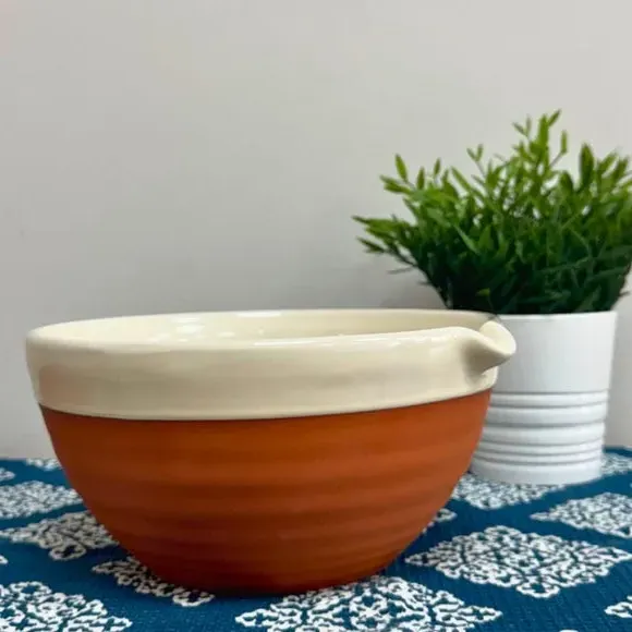 Ribbed Mixing Bowl - Terracotta image