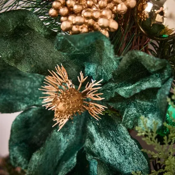 Wreath & Garland Set Traditional - Green, Grapevine