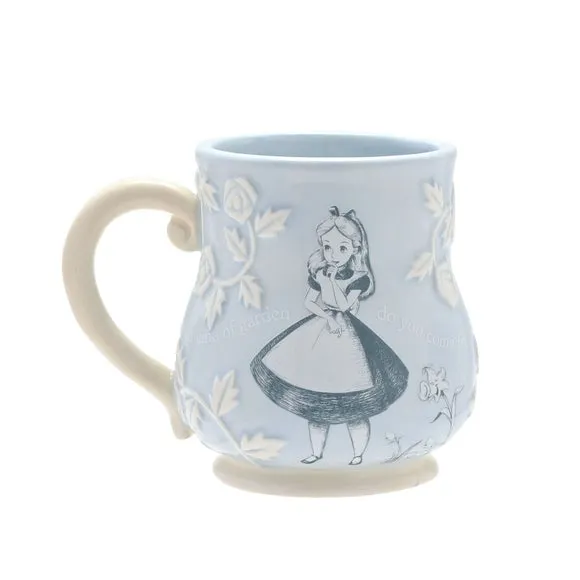 Alice in Wonderland Mug - Blue, Ceramic