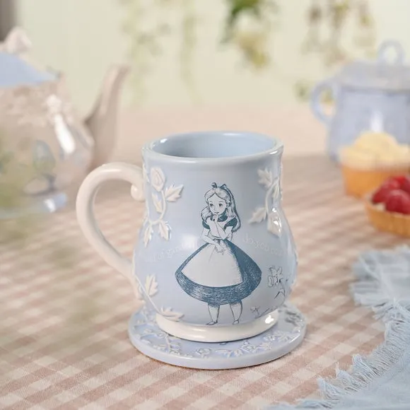 Alice in Wonderland Mug - Blue, Ceramic image