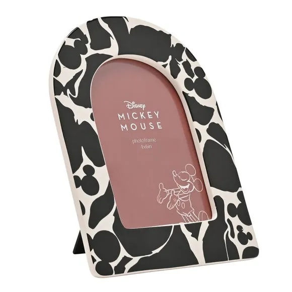Arched Photo Frame Mickey Design - Black, Ceramic