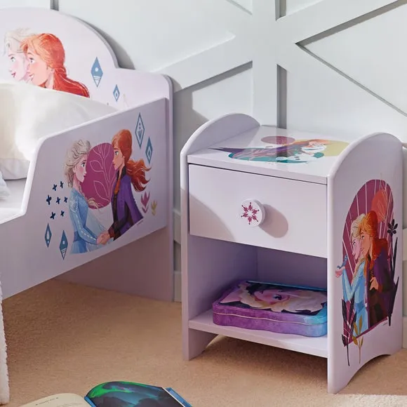 Bedside Table with Drawer - Purple image