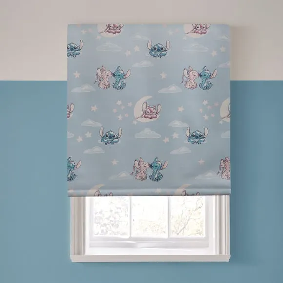 Blackout Roller Blind with Pattern - Blue