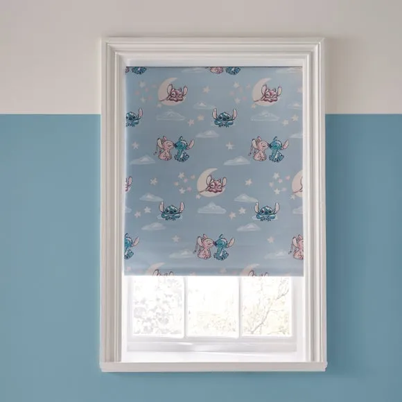 Blackout Roller Blind with Pattern - Blue