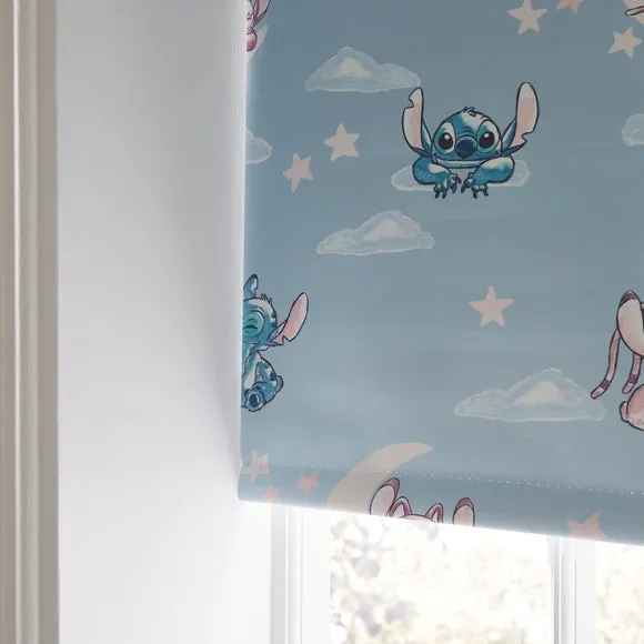 Blackout Roller Blind with Pattern - Blue