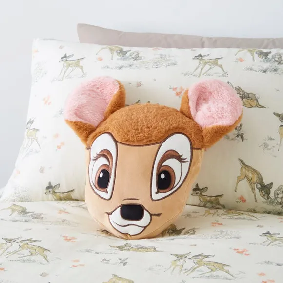 Character Cushion with 3D Ears - Brown image