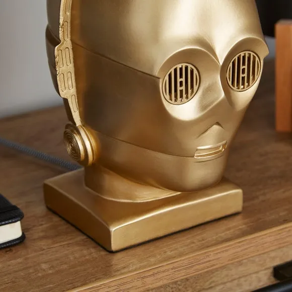Character Table Lamp - Gold, Plastic