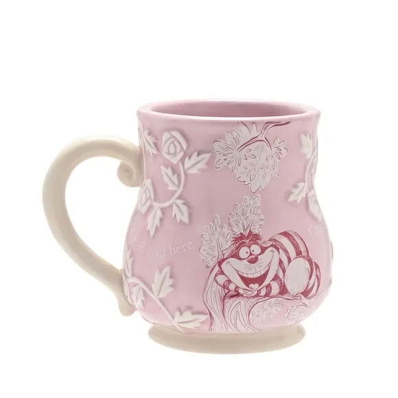 Cheshire Cat Mug - Pink, Ceramic