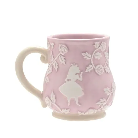 Cheshire Cat Mug - Pink, Ceramic