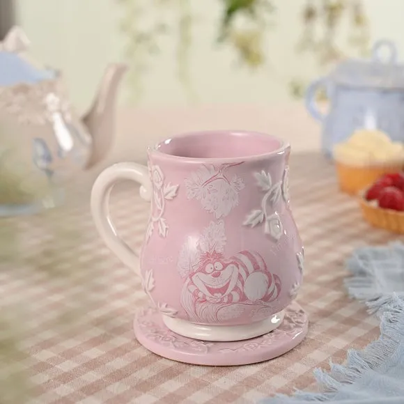Cheshire Cat Mug - Pink, Ceramic