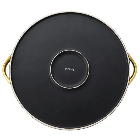 Decorative Tray with Handles - Black, Ceramic