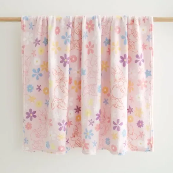 Disney Character Fleece Blanket - Pink image