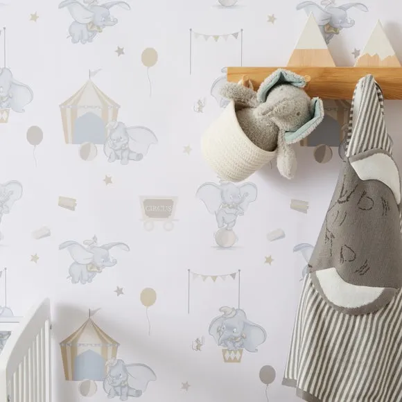 Disney Dumbo Vintage Wallpaper - Natural, Paper