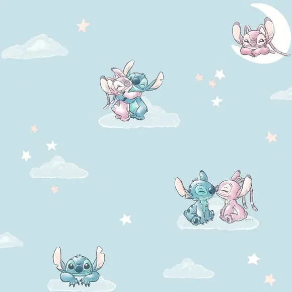 Disney Stitch Wallpaper - Blue, Paper