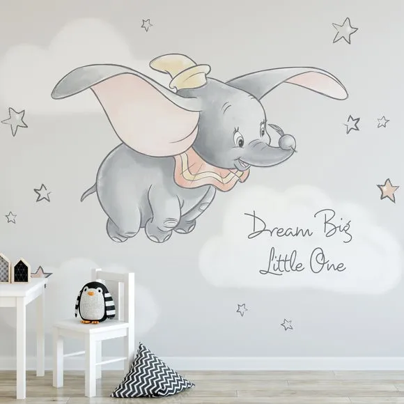 Dumbo Wall Mural - Grey image