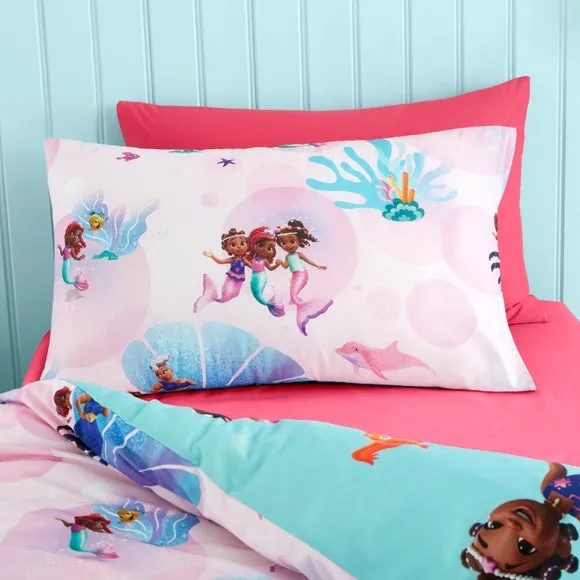 Duvet Cover and Pillowcase Set - Blue, Cotton