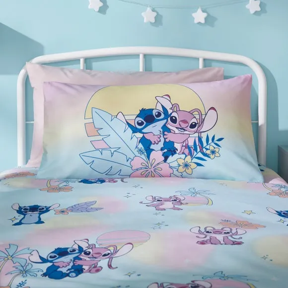 Duvet Cover & Pillowcase Set - Light Blue, Cotton