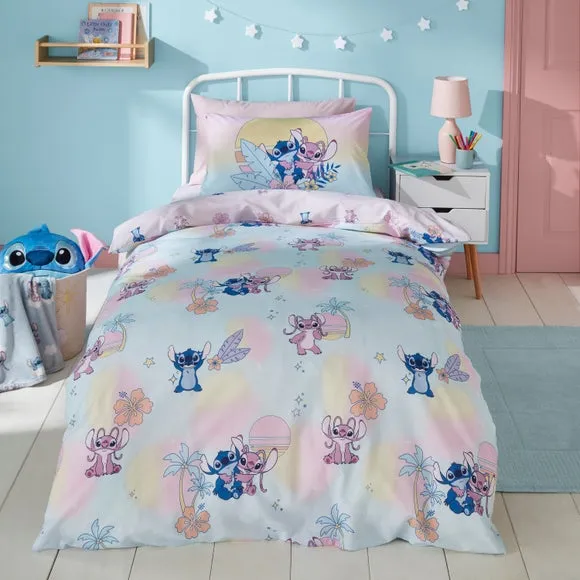 Duvet Cover & Pillowcase Set - Light Blue, Cotton