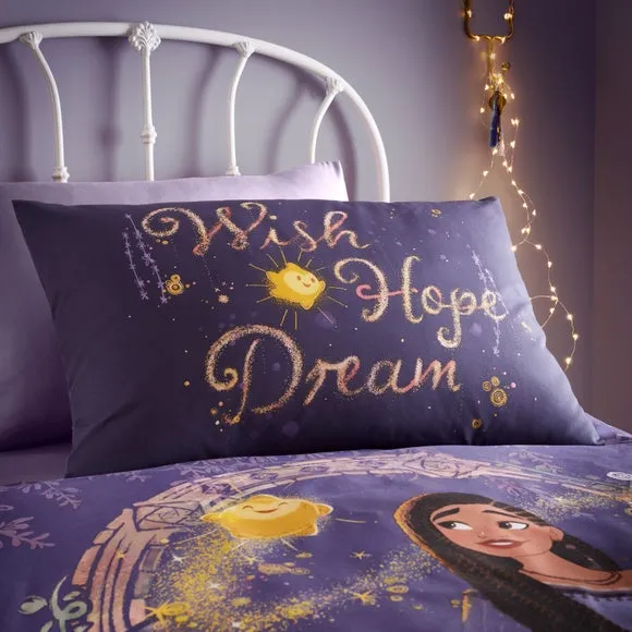 Duvet Cover & Pillowcase Set - Purple, Cotton