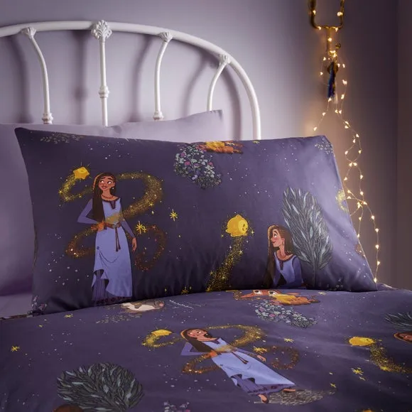 Duvet Cover & Pillowcase Set - Purple, Cotton