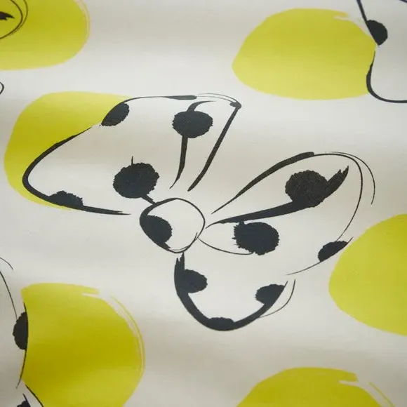Duvet Cover Set Reversible - Yellow, Cotton