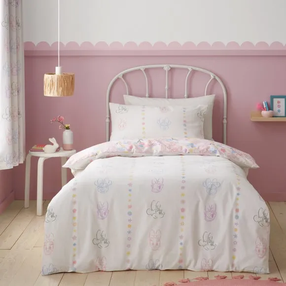 Duvet Cover Set with Pillowcase - Pink, Cotton