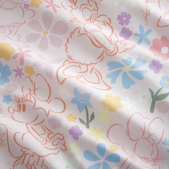 Duvet Cover Set with Pillowcase - Pink, Cotton