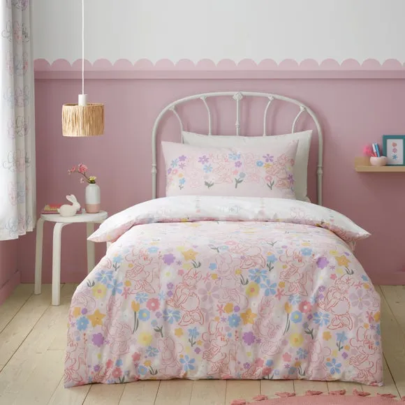 Duvet Cover Set with Pillowcase - Pink, Cotton image