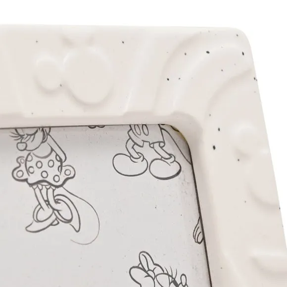 Embossed Photo Frame - Natural, Ceramic