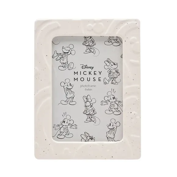 Embossed Photo Frame - Natural, Ceramic