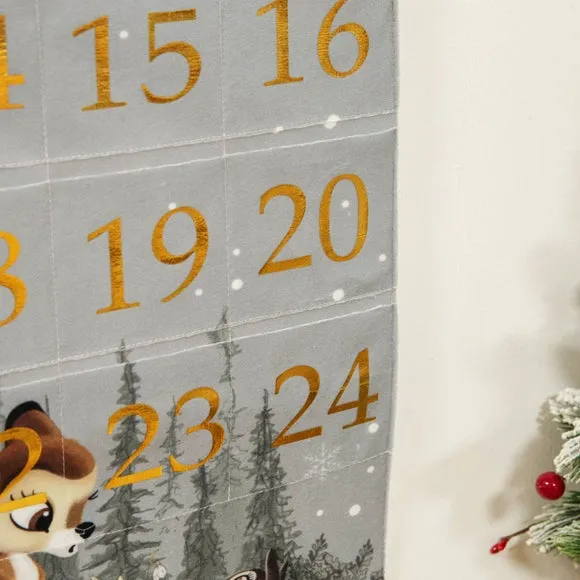 Fabric Advent Calendar - Grey, Velour
