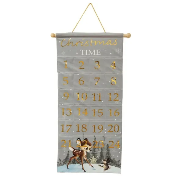 Fabric Advent Calendar - Grey, Velour image