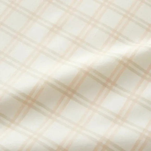 Fitted Sheet with Print - Natural, Cotton