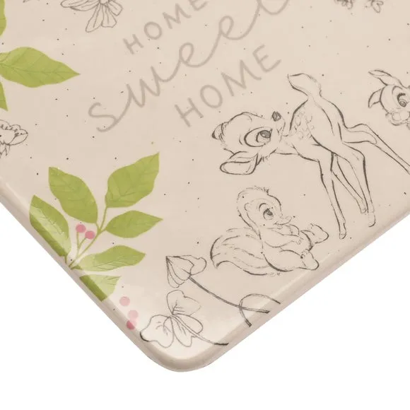 Hanging Plaque Home Sweet Home - White, Ceramic