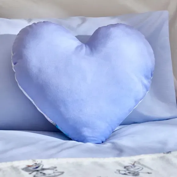 Heart-Shaped Cushion - Purple