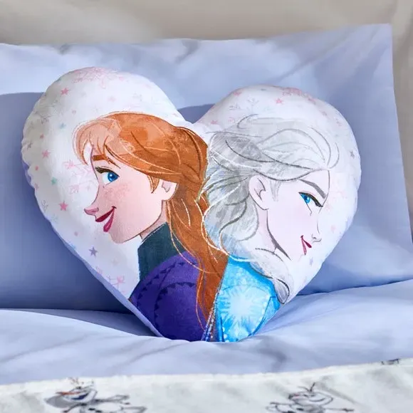 Heart-Shaped Cushion - Purple image