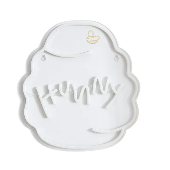 Hunny Neon Sign Wall Light - Clear, Acrylic