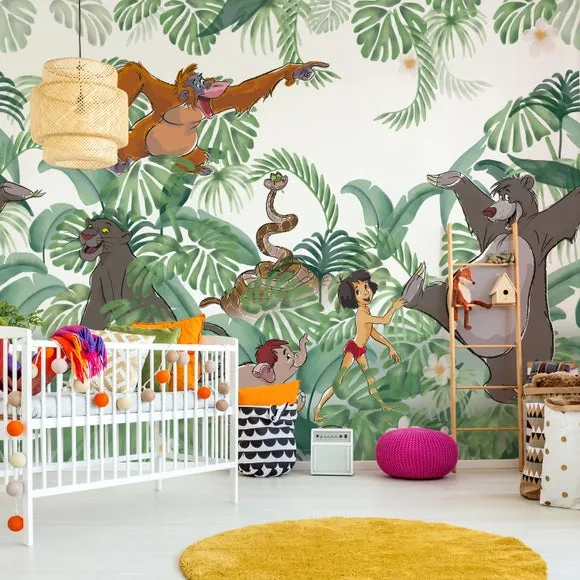 Jungle Book Wall Mural - Green