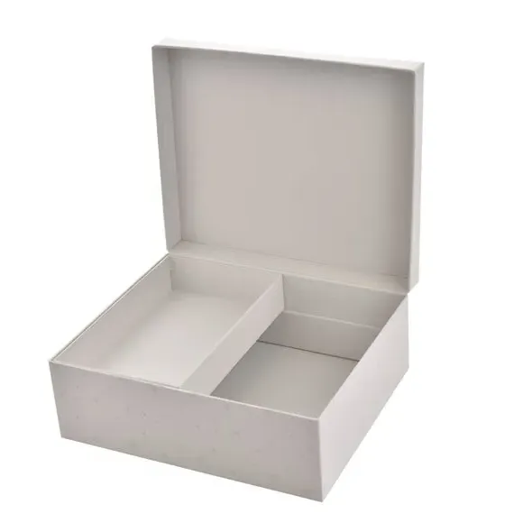 Keepsake Box with Festive Design - Brown, Wood