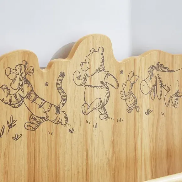 Kids Bookcase with Character Design - Natural, MDF