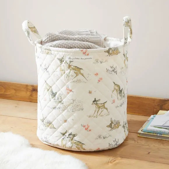 Large Round Storage Basket - Natural, Cotton image